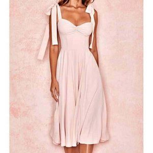 House of CB Alicia Dress Blush Pink M Medium